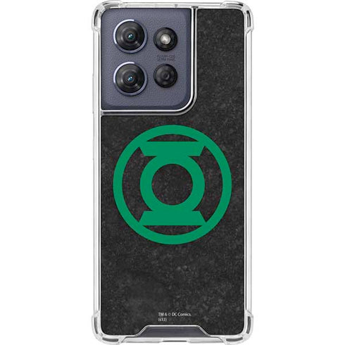 DC Comics Green Lantern Logo Black Background Moto G Power 5G (2025) Clear Case